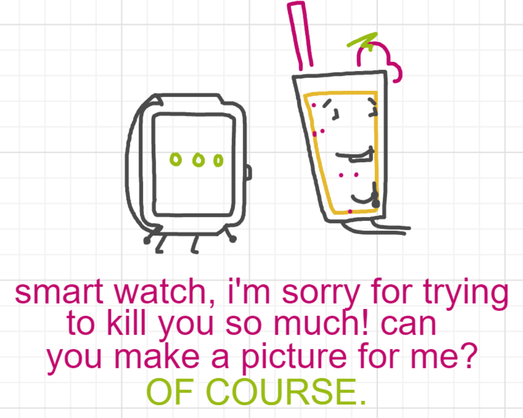 A panel from What's The Point, episode five of the Board Boards object show by Furretwalk/WalkingFurret.